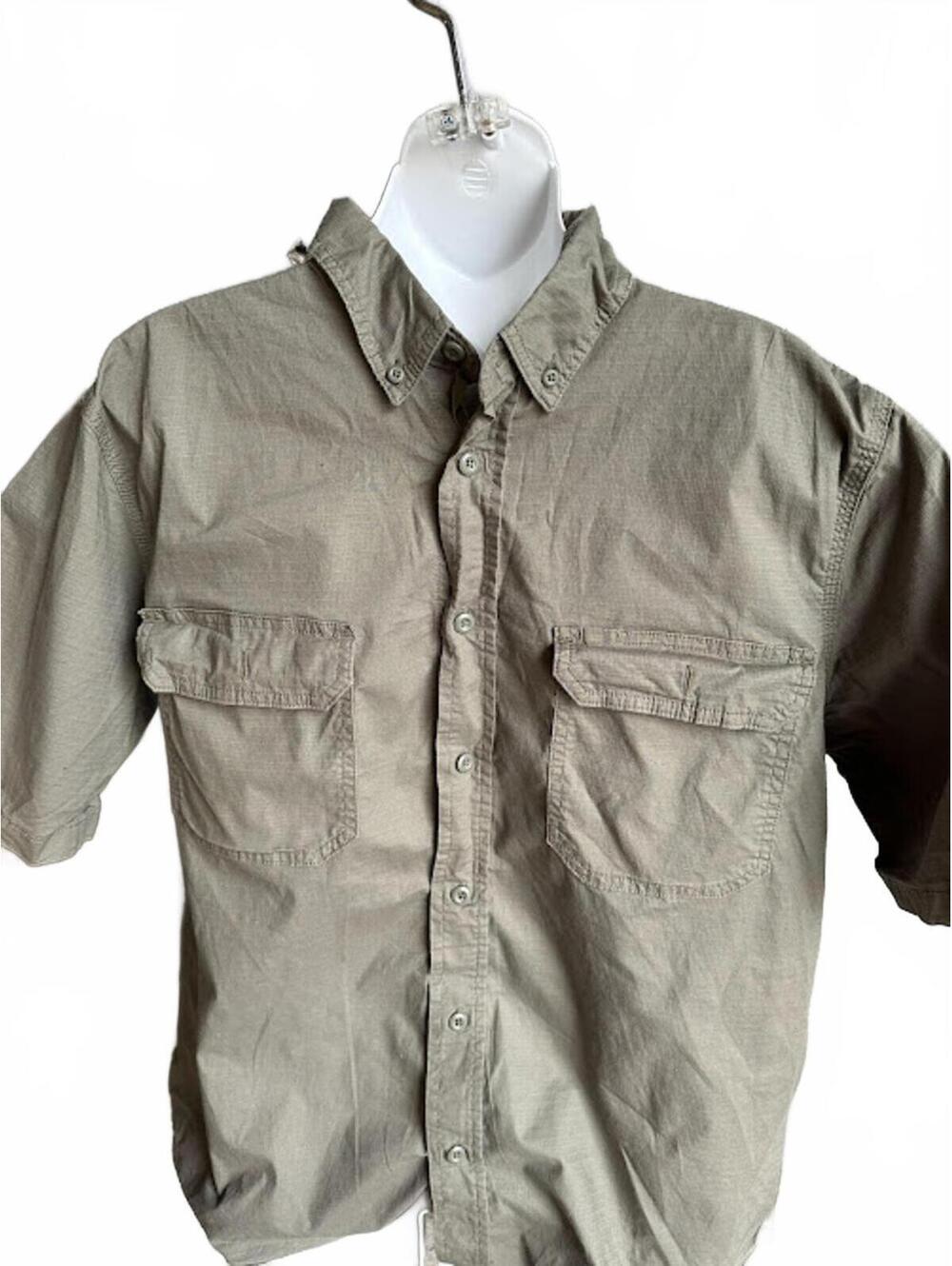 Brahma Olive Utility Button Shirt XL